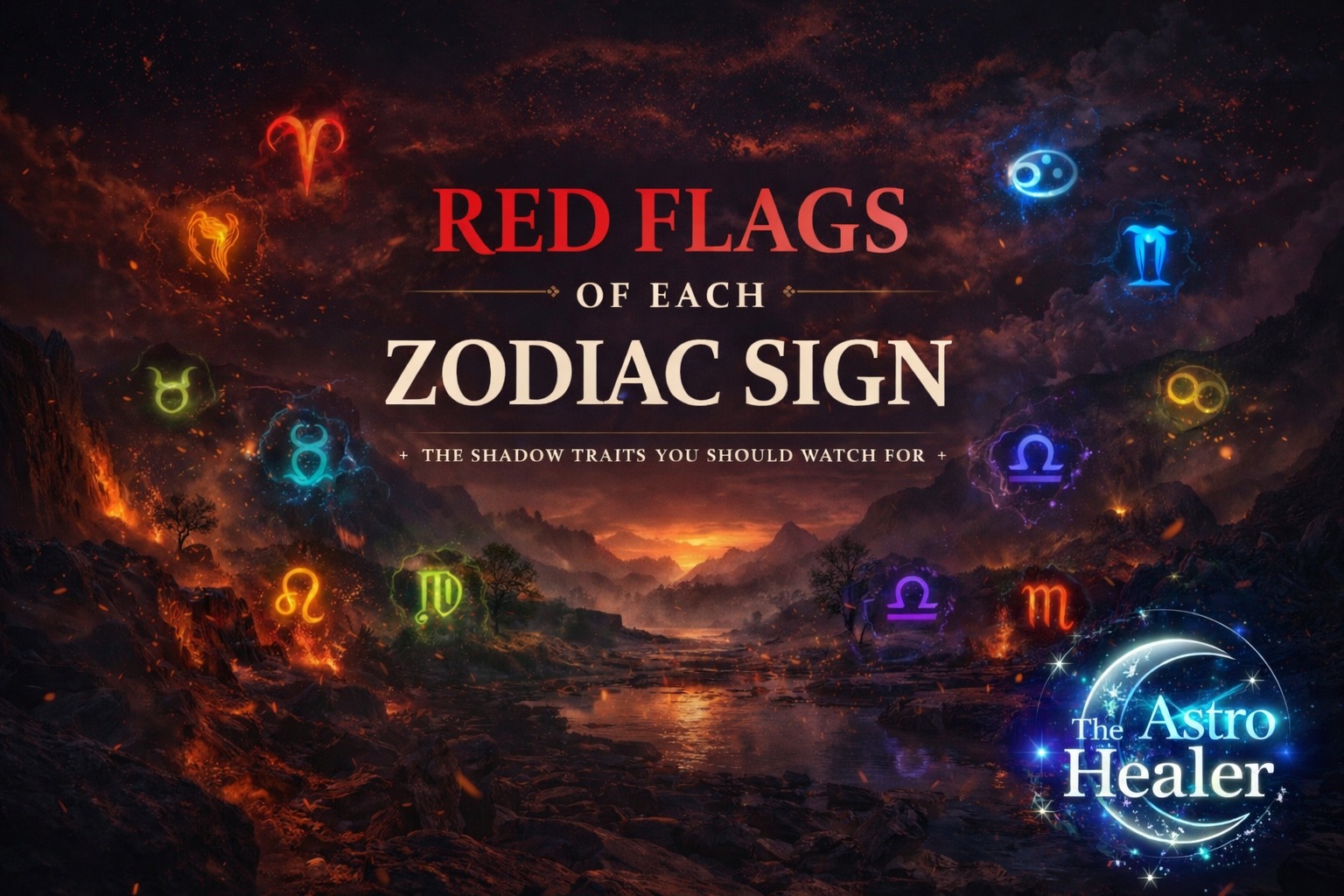Red Flags of Each Zodiac Sign: A Deep Look at Astrology’s Shadow Side
